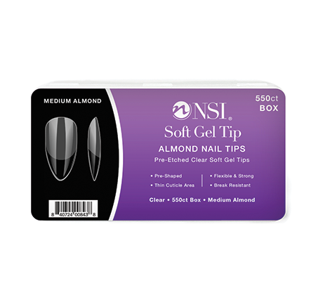 NSI Soft Gel Nail Tips Almond