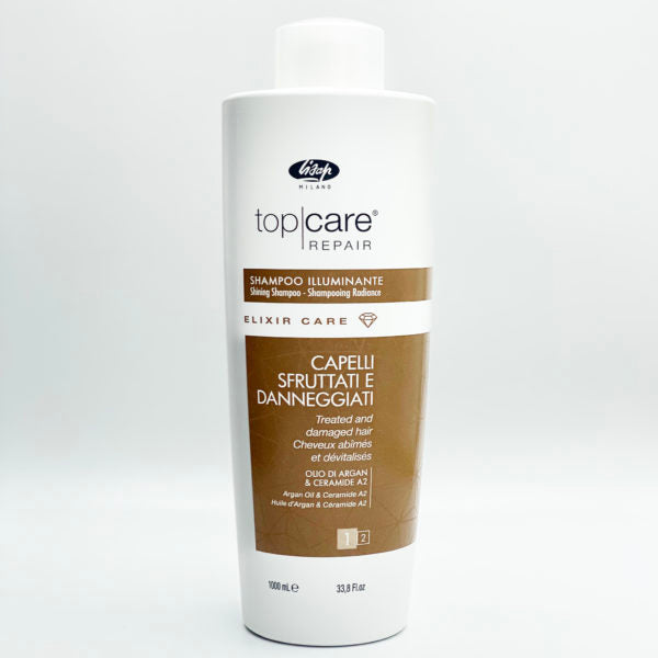 Lisap Top Care Elixir Illuminating Shampoo for Brittle and Damaged Hair 1000ml LK-TCNEL-800L