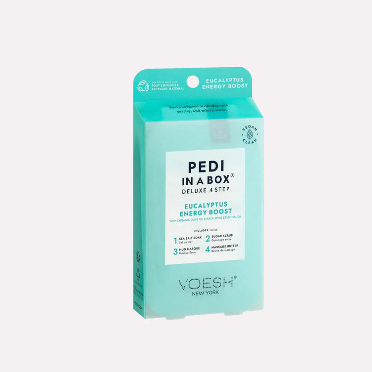 Voesh Pedi In A Box Deluxe 4 Step Eucalyptus Energy Boost