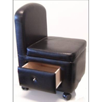 GD Pedicure Stool (White or Black) - IBD Boutique