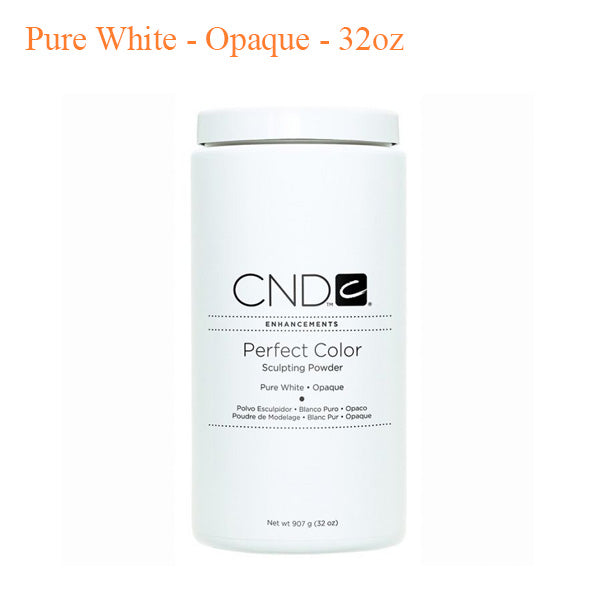 CND Perfect Color Powders Pure White Opaque 32oz
