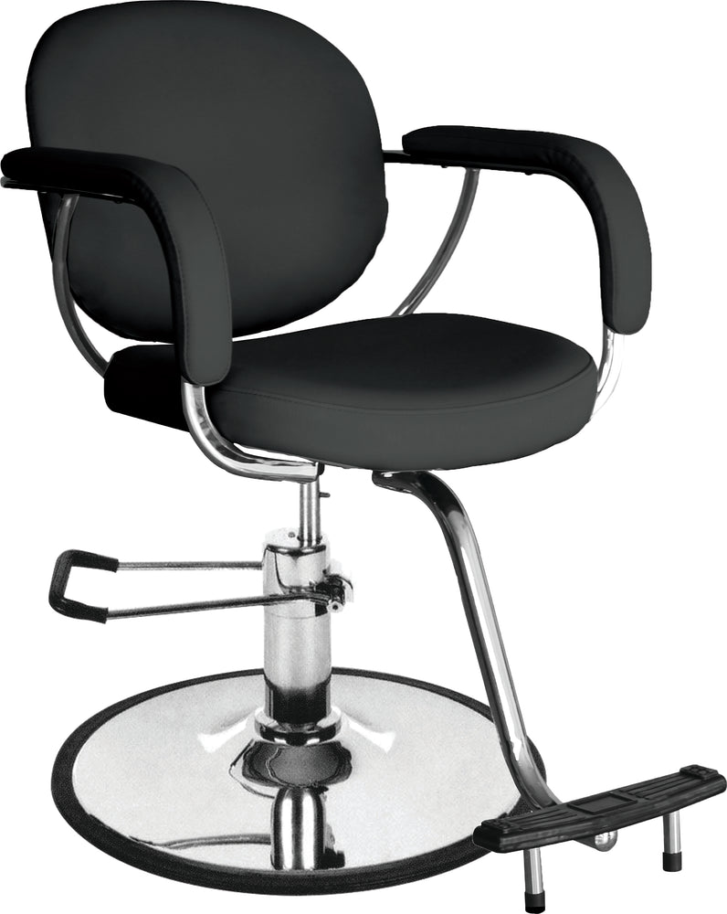 GD Styling Chair Black D-1010