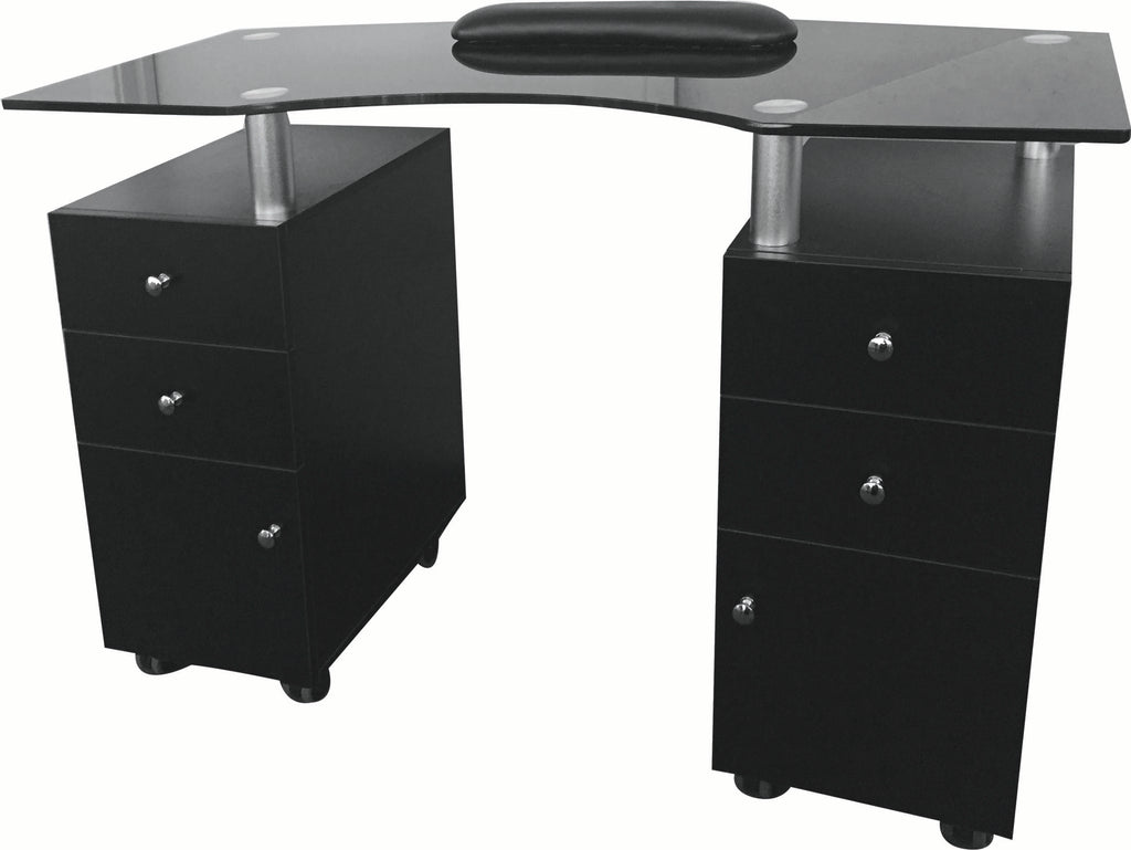 GD Manicure Table Black D3453BNV International Beauty Depot
