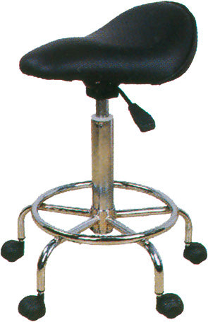 GD Stool Saddle Seat Black D-9002B
