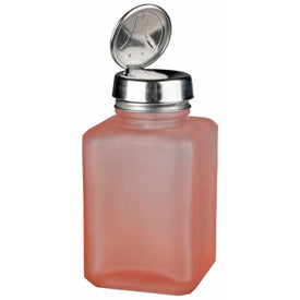 Menda Pink Frosted Bottle with Pure-Touch Pump 6 oz 35581
