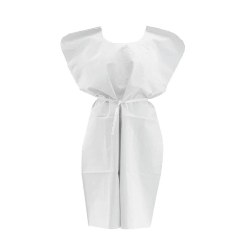 Silk B Nonwoven Disposable Gown White 10pk