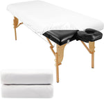 Professional Fitted Massage Table Cover White