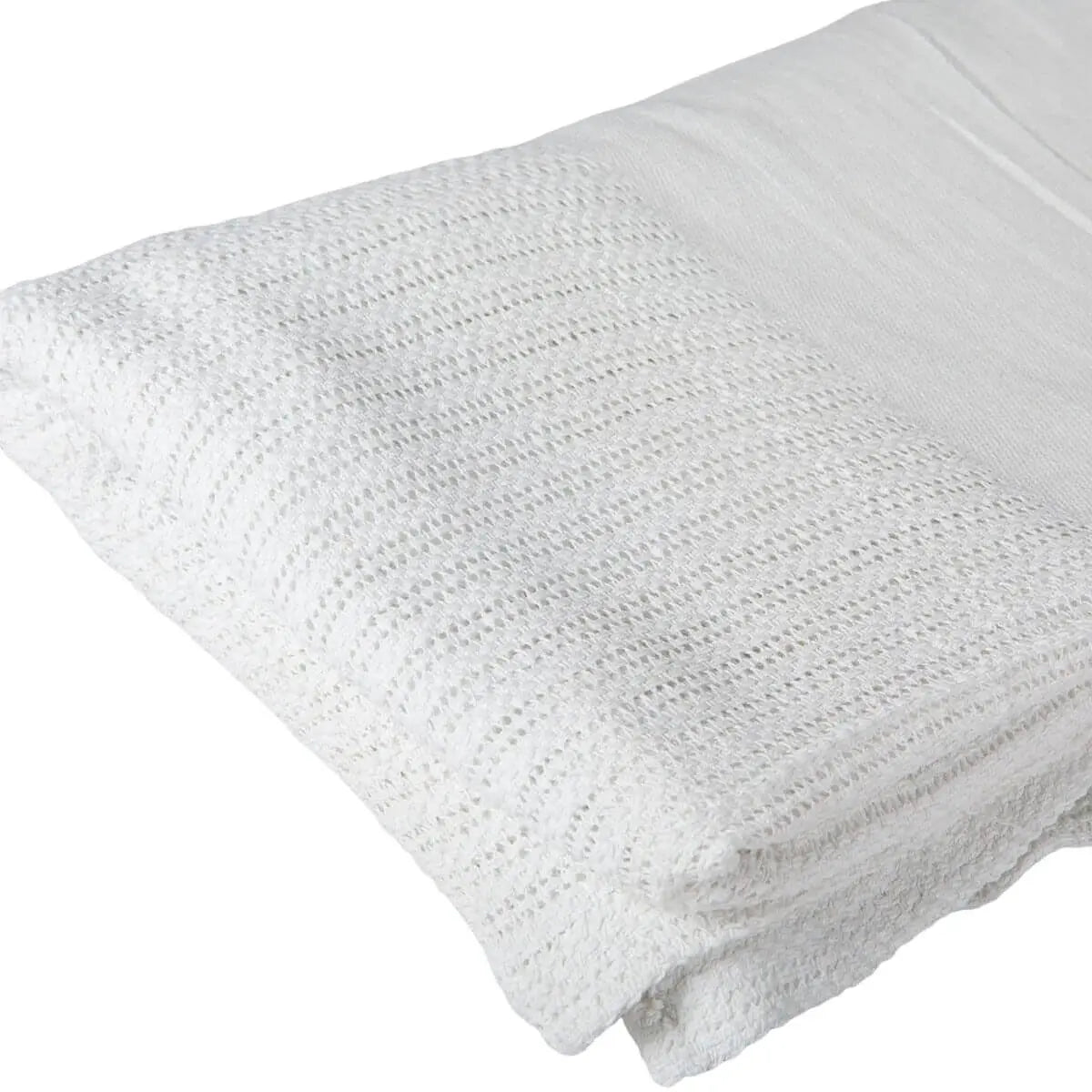 Thermal Leno Wave Blankets White International Beauty Depot