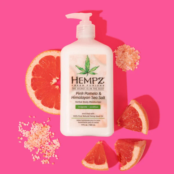 HEMPZ Pink Pomelo & Himalayan Sea Salt Herbal Body Moisturizer 17oz