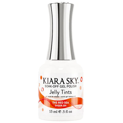 Kiara Sky Jelly Tints Gel Polish The Red Sea 15ml