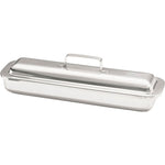 Stainless Instrument Tray with Lid 8-1/2" x 3" x 1-1/2"