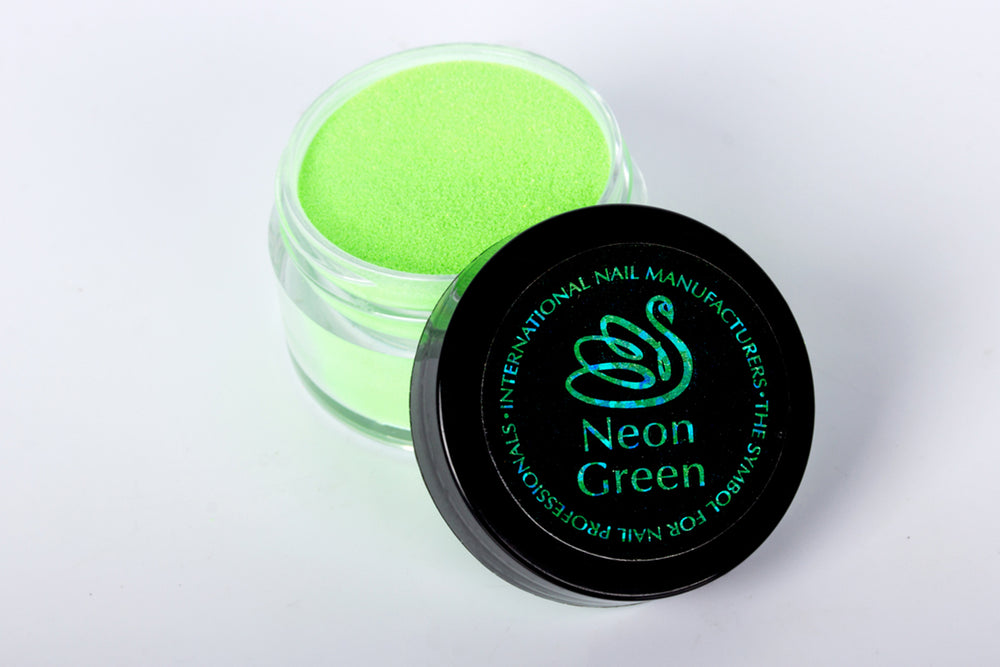 INM Northern Lights Acrylic Powder Holographic Neon Green (S239660-S239635)