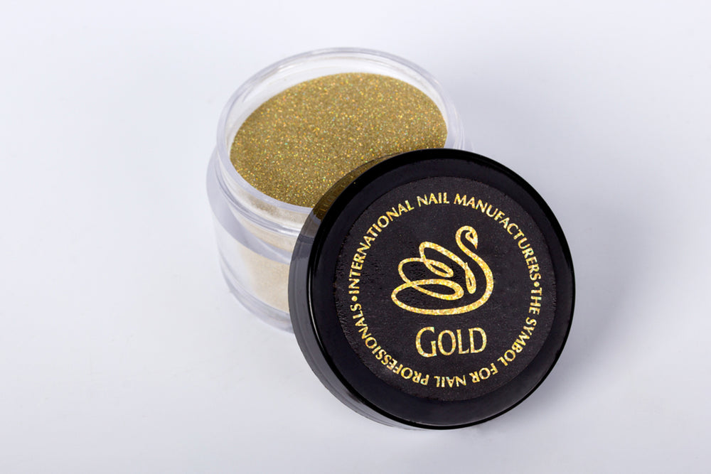 INM Northern Lights Acrylic Powder Holographic Gold (S239403-S239401)