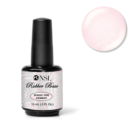 NSI Rubber Base Opaque Pink Shimmer 15ml