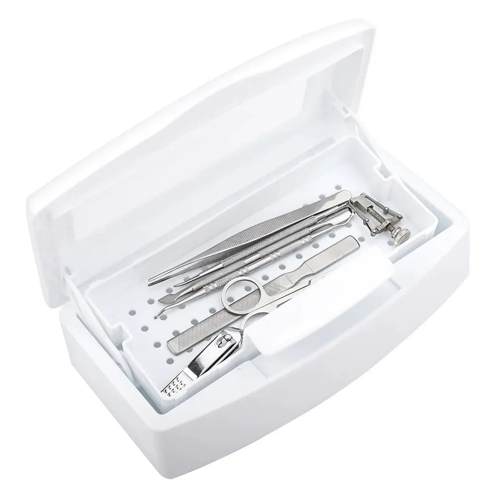Beauty Implements Sterilizing Tray White
