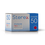 Sterex Stainless Steel TwoPiece F5S Regular 50pc 11006