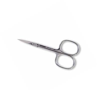 Credo Cuticle Scissors 9cm Curved Nickel