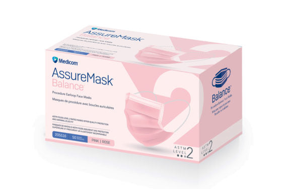 Medicom Assure Balance™ Procedure Earloop Face Masks 50/Box