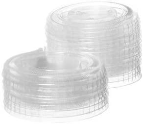 Portion Cup Clear Lid 200pk