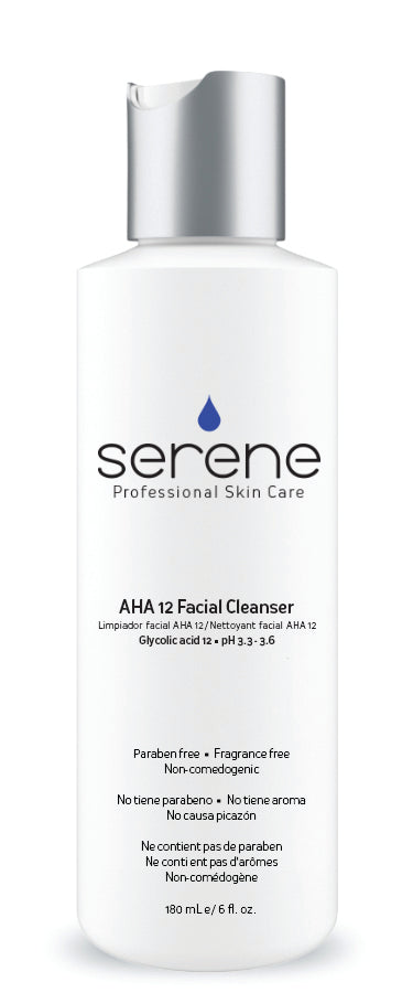 Serene AHA 12 Facial Cleanser 6oz