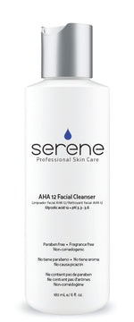 Serene AHA 12 Facial Cleanser 6oz
