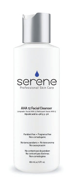 Serene AHA 12 Facial Cleanser 8oz