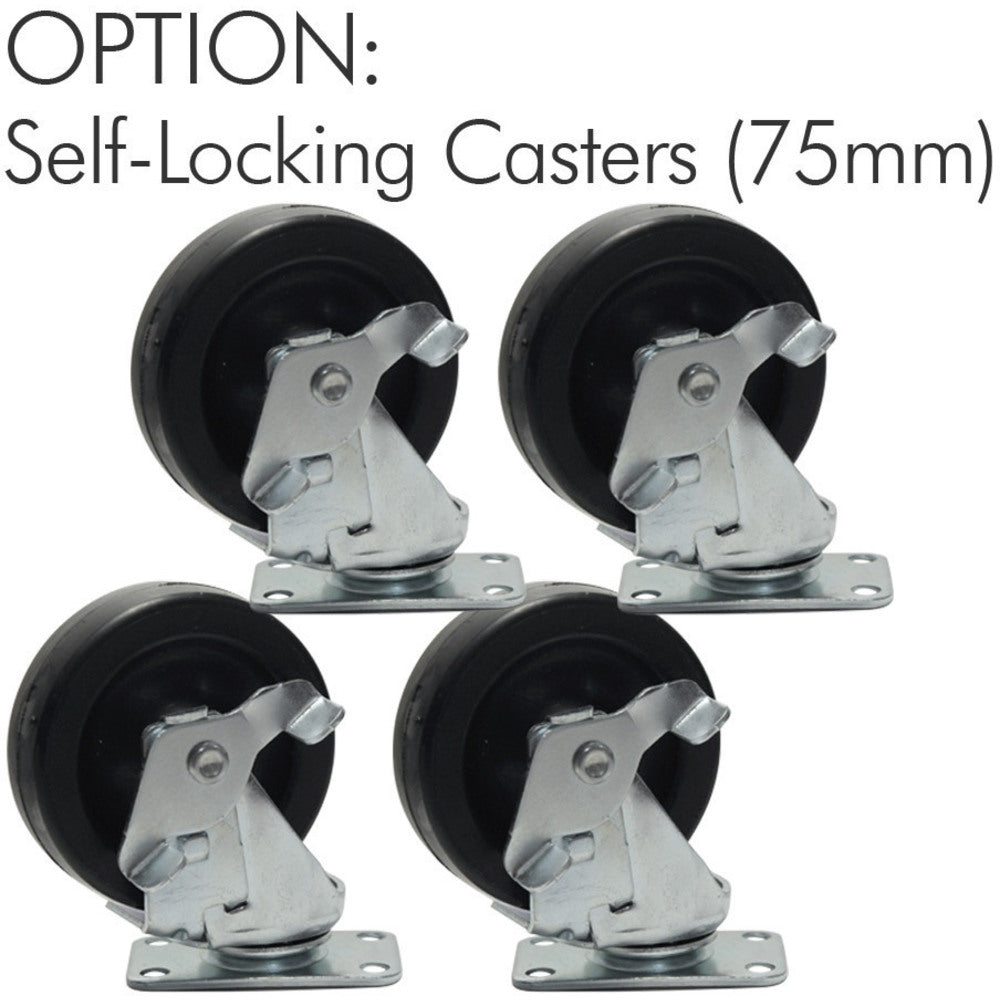 Self-Locking Caster Front Lock (4 Anchors)