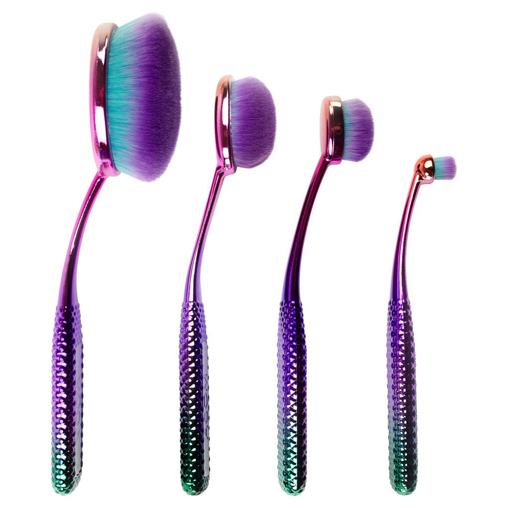 Royal & Langnickel Silk Pro Lidschattenpinsel, Bauchig – Naturhaar, Für Profis