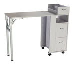 GD Manicure Table Foldable White D-2051W