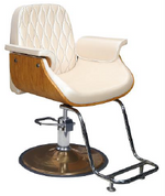 GD Styling Chair Short Hydraulic White GD-2847