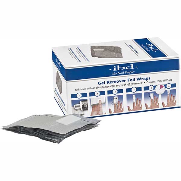 IBD/JustGel Remover Foil Wrap 100Pk