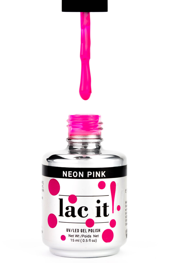 Lac it! Gel Polish Neon Pink 15ml
