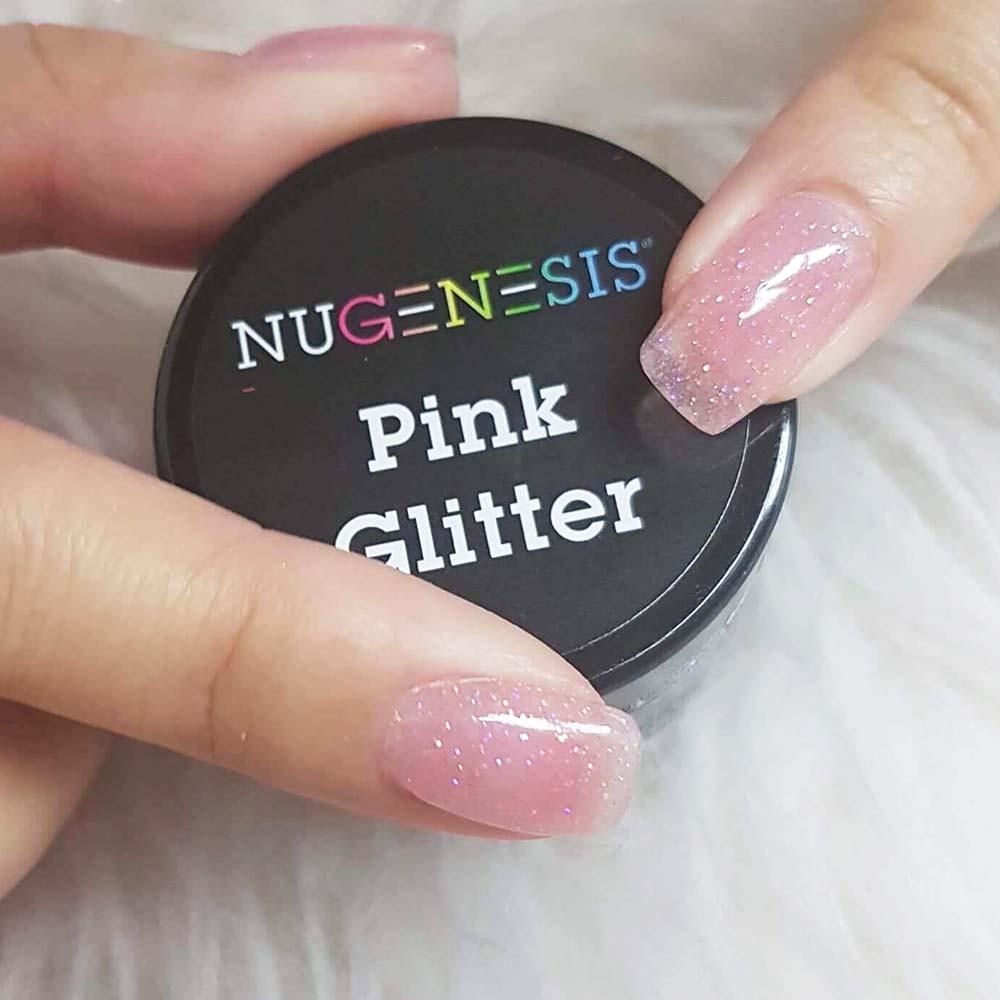NuGenesis Pink Glitter 43g (1.5Oz) - IBD Boutique