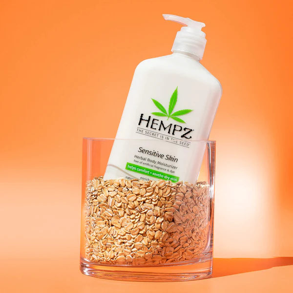 HEMPZ Sensitive Skin Herbal Body Moisturizer 17oz