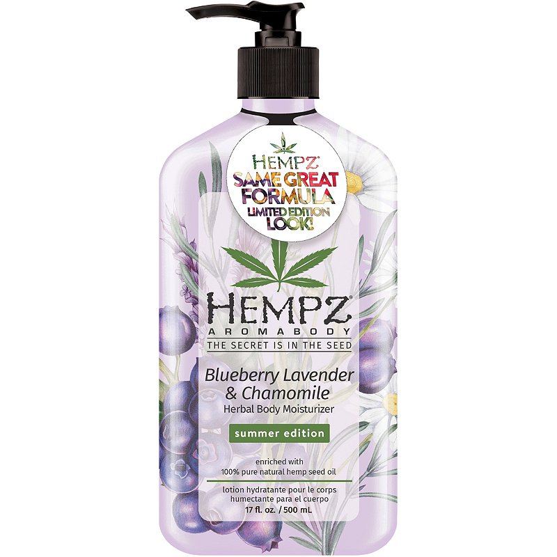 Hempz Blueberry Lavender & Chamomile Summer Edition Herbal Body Moisturize 17oZ