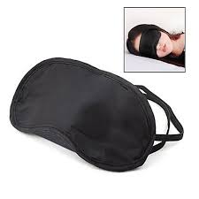 IBD Generic Sleep Mask-Travel-Eyeshade (Black) - IBD Boutique