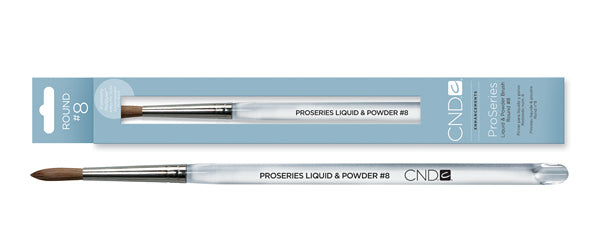 CND ProSeries Liquid & Powder Brush Round #8