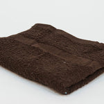 Terry Hand Towel Bleach Proof 16x27 2.50lbs Chocolate Brown